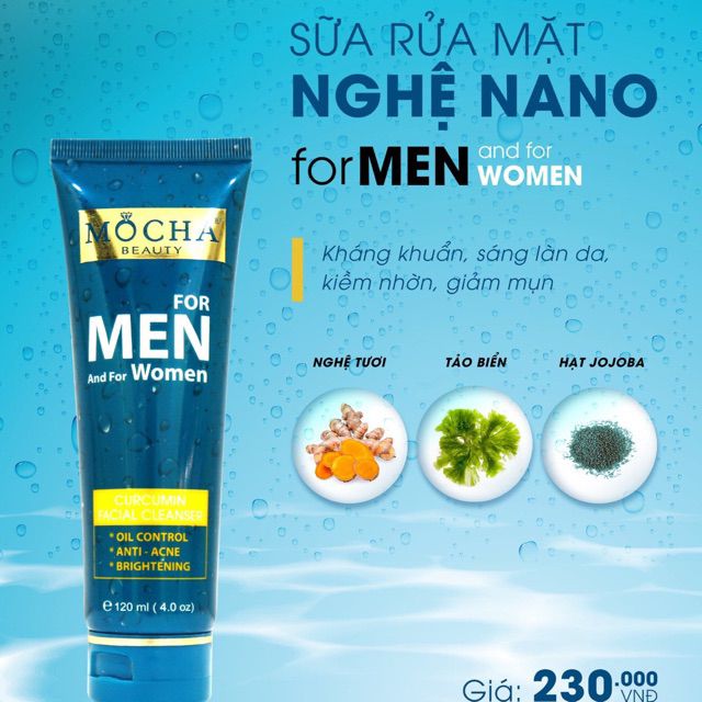 Sữa rửa mặt nghệ mocha