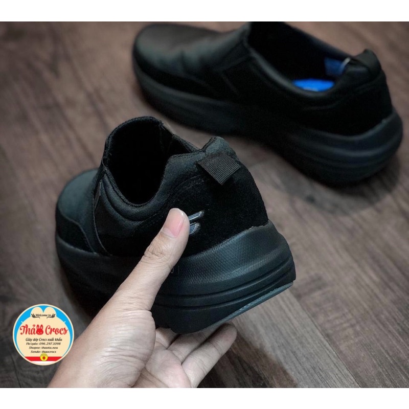 Giày lười Skechers Utrago đế độn 4p cho nam màu đen