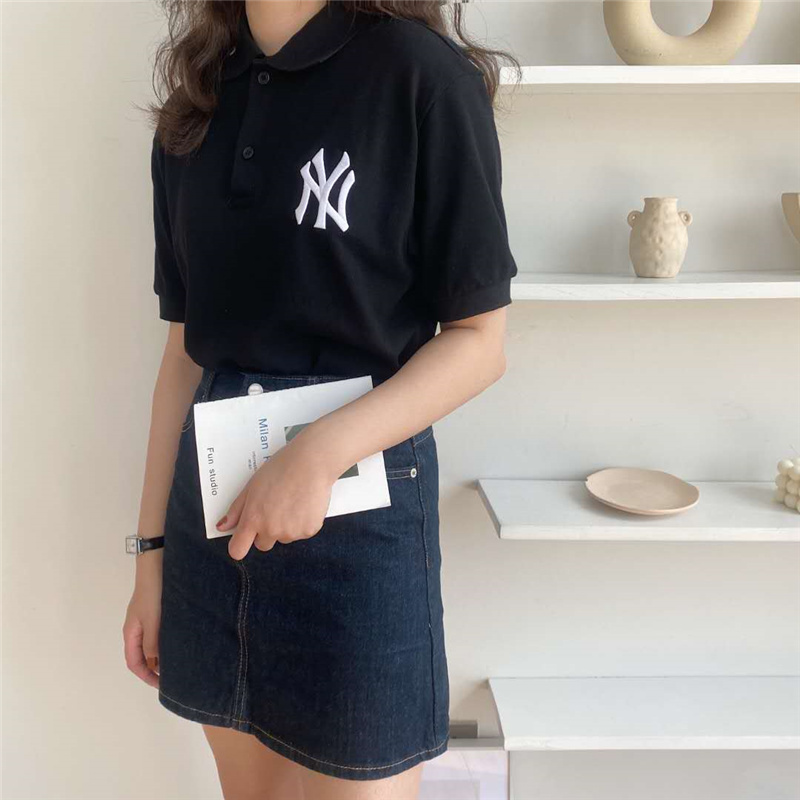 MLB Áo Thun Có Cổ Tay Ngắn Thời Trang Dành Cho Nam Và Nữ | BigBuy360 - bigbuy360.vn