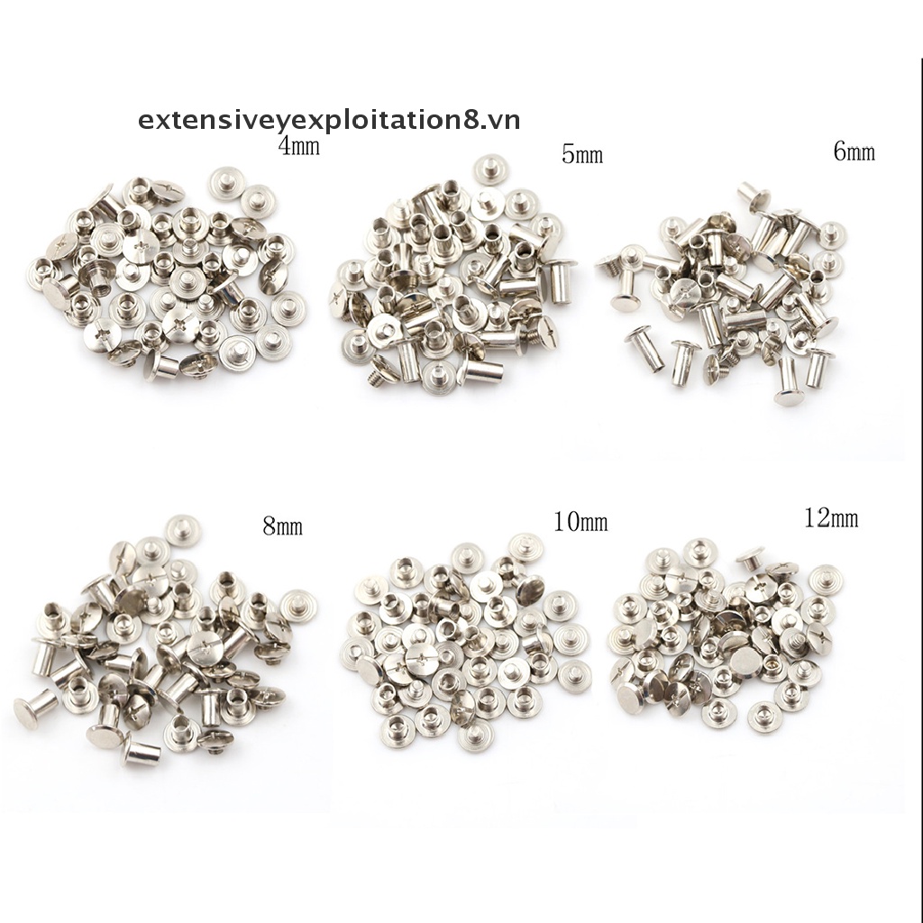 Set 20 Đinh Tán Niken Kích Thước 5x6mm Chuyên Dụng Cho Trang Trí Móng Tay