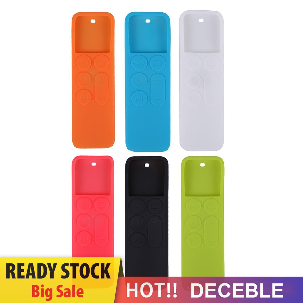 Deceble Protective Dustproof Case Silicone Cover for Apple TV 4 Remote Control