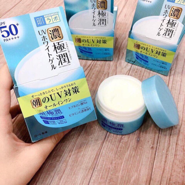 (FREESHIP) Kem dưỡng ẩm chống nắng Hada Labo Koi-Gokujyun UV 7 in 1 hàng nhật nội địa