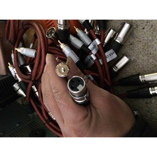 combo2 jack canon cái và đực ra AV dài 0.8m