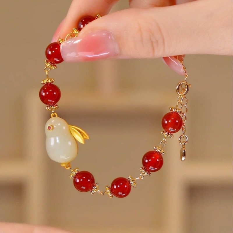 VÒNG TAY MÃ NÃO HÌNH THỎ SIÊU XINH
