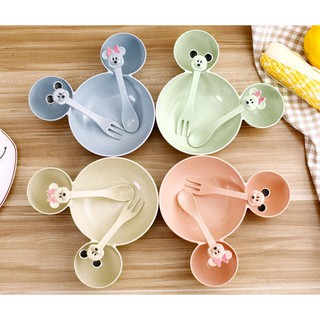 Bát Đựng Thức Ăn Cho Bé Hình Chuột Mickey