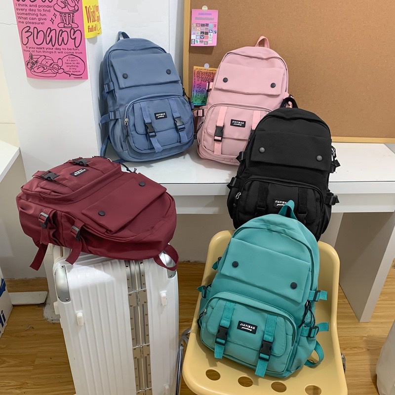 Balo đi học, túi du lịch cao cấp Unisex dành cho học sinh sinh viên, chống thấm nước - Hàng Quảng Châu Cao Cấp (BL7)