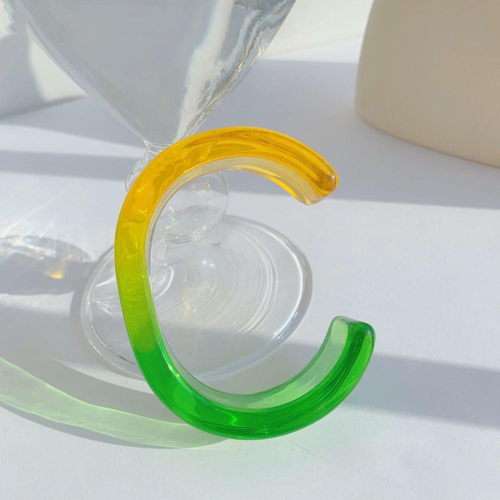 Vòng Đeo Tay Dạng Hở Màu Gradient Dành Cho Nữ