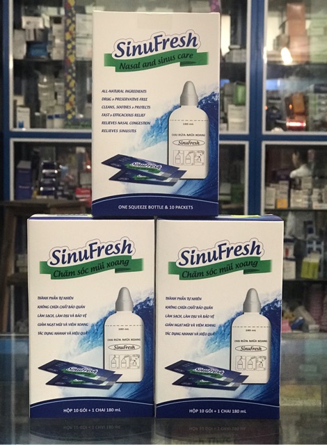 Bình rửa mũi Xoang Sinufresh- Cát Linh