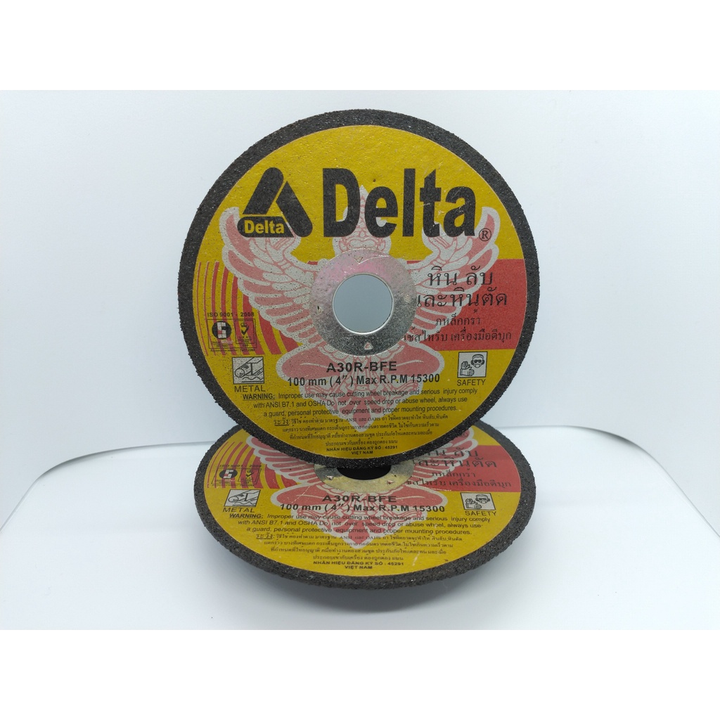 Đá cắt sắt DELTA 100,125,150,180 - Đá cắt inox - Đá cắt kim loại - Hàng chính hãng