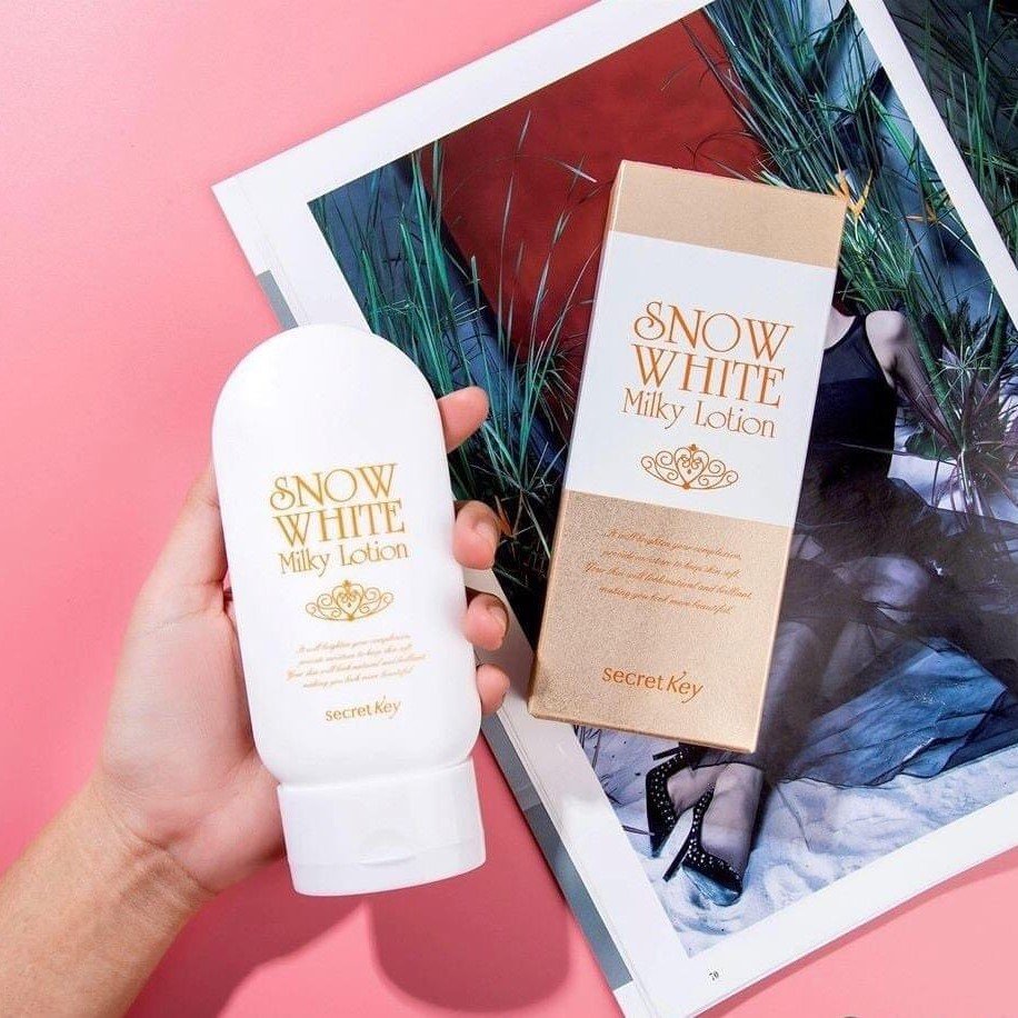 Sữa Dưỡng Thể Secret Key Trắng Da Nâng Tông Tức Thì  Snow White Milky Lotion - 120g