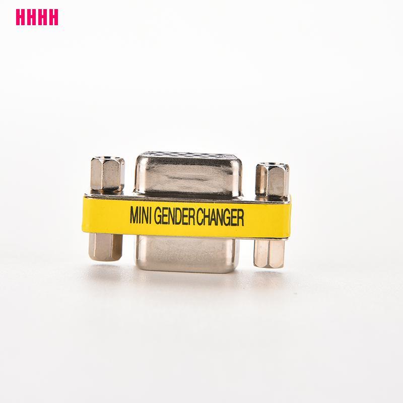 [WYL]15 pin D-Sub VGA SVGA MINI Gender Changer Adapter VGA Connector M/M F/F M/F HD15