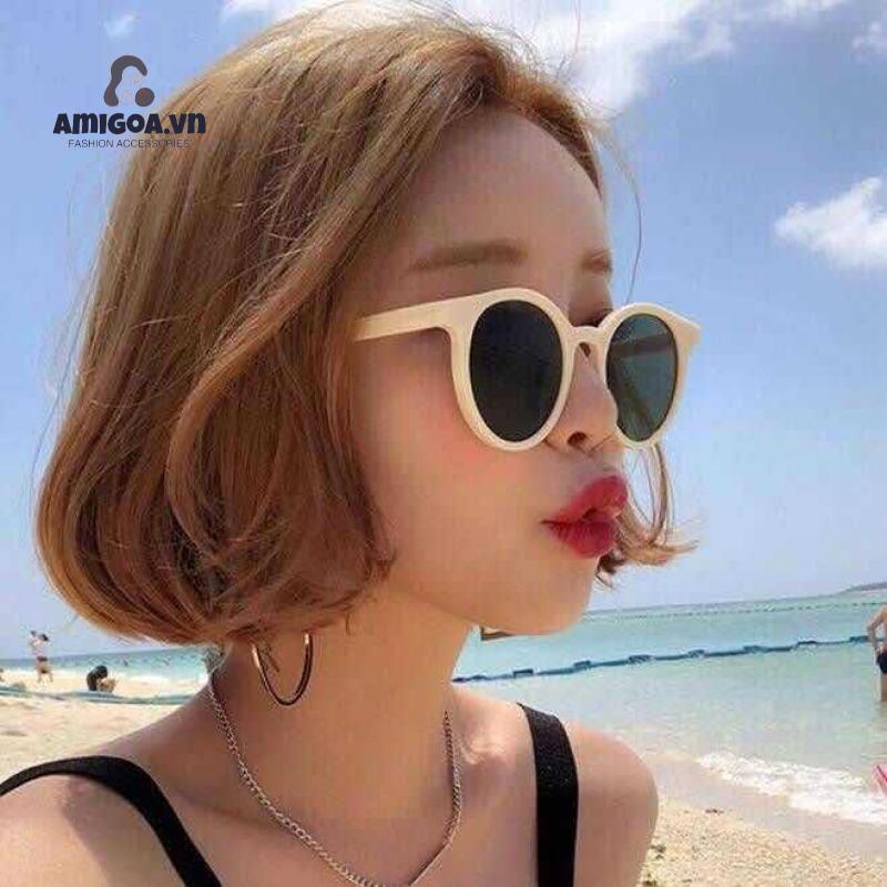 ✨✨Kính Mát Gọng Tròn Chống Tia UV Phong Cách Retro