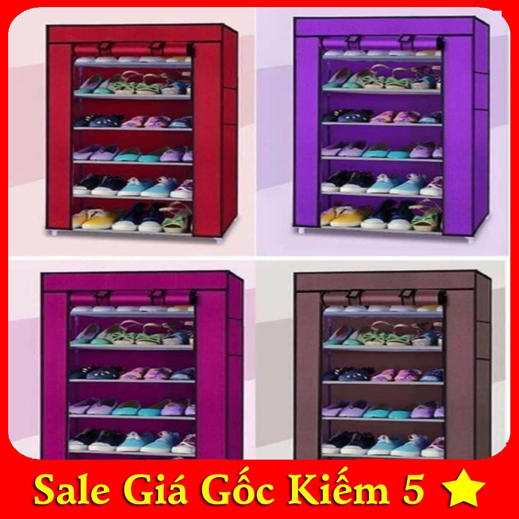 [SALE GỐC] TỦ GIẦY VẢI 7 TẦNG TRƠN