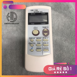 🌟GIÁ GỐC🌟BH 3 THÁNG🌟 - REMOTE ĐIỀU KHIỂN MÁY LẠNH SHARP CRMC-A589JB (12 nút-ion) ĐỜI CŨ