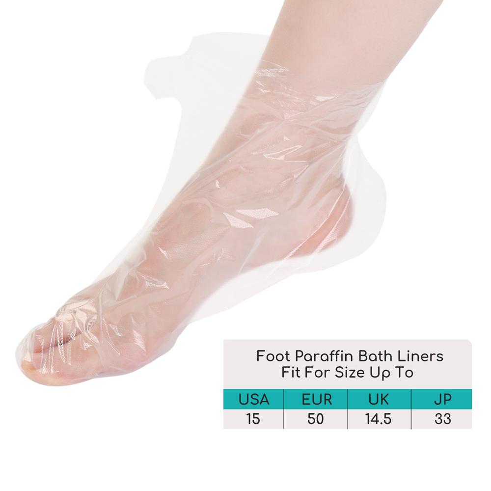 XIANTIN Bộ 200 Vỏ Bọc Chân Sáp Paraffin Bằng Nhựa Cỡ Lớn Tiện Dụng