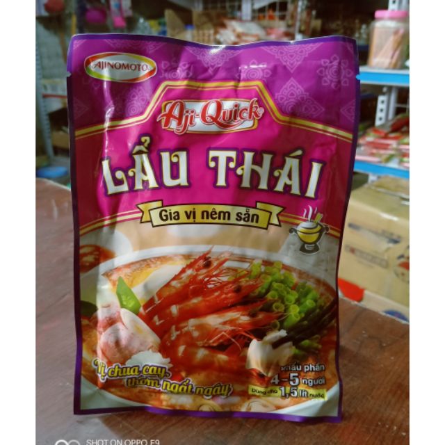 Gia vị nêm sẵn lẩu thái Aji-Quick gói 55g