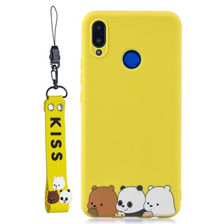 Ốp điện thoại nhựa TPU in hình đáng yêu cho Huawei Nova 3i 3e 4e