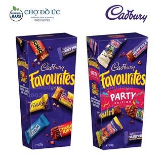 Chocolate CADBURY Favourites và Dairy Milk hộp 520g  - nhập Úc