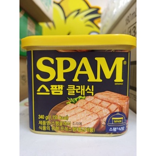 Thịt hộp spam classic 340g của cj nhập khẩu hàn quốc