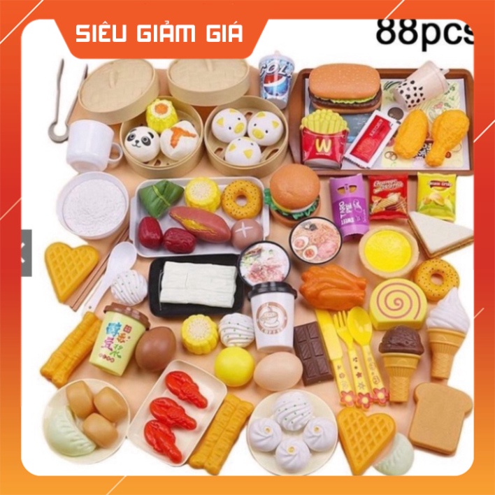 Bộ đồ chơi nấu ăn DIMSUM 82 chi tiết nhựa cao cấp cho bé