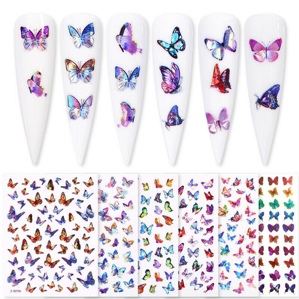 Miếng Dán Trang Trí Móng Tay 3D Độc Đáo