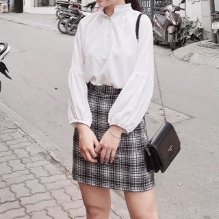 Sơ mi cổ viền bèo