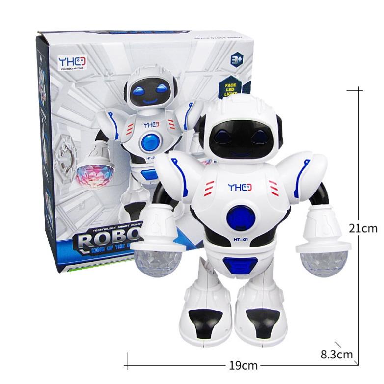 Đồ Chơi Trẻ Em Robot Biết Phát Sáng Và Nhảy Múa Theo Nhạc Cao Cấp