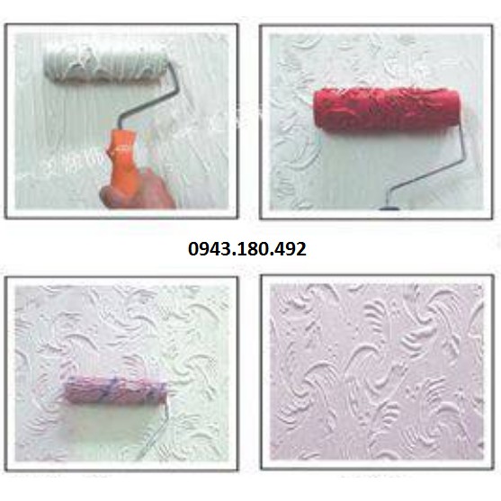 CON LĂN HOA VĂN TRÊN BỘT, SƠN TAY CẦM SẮT