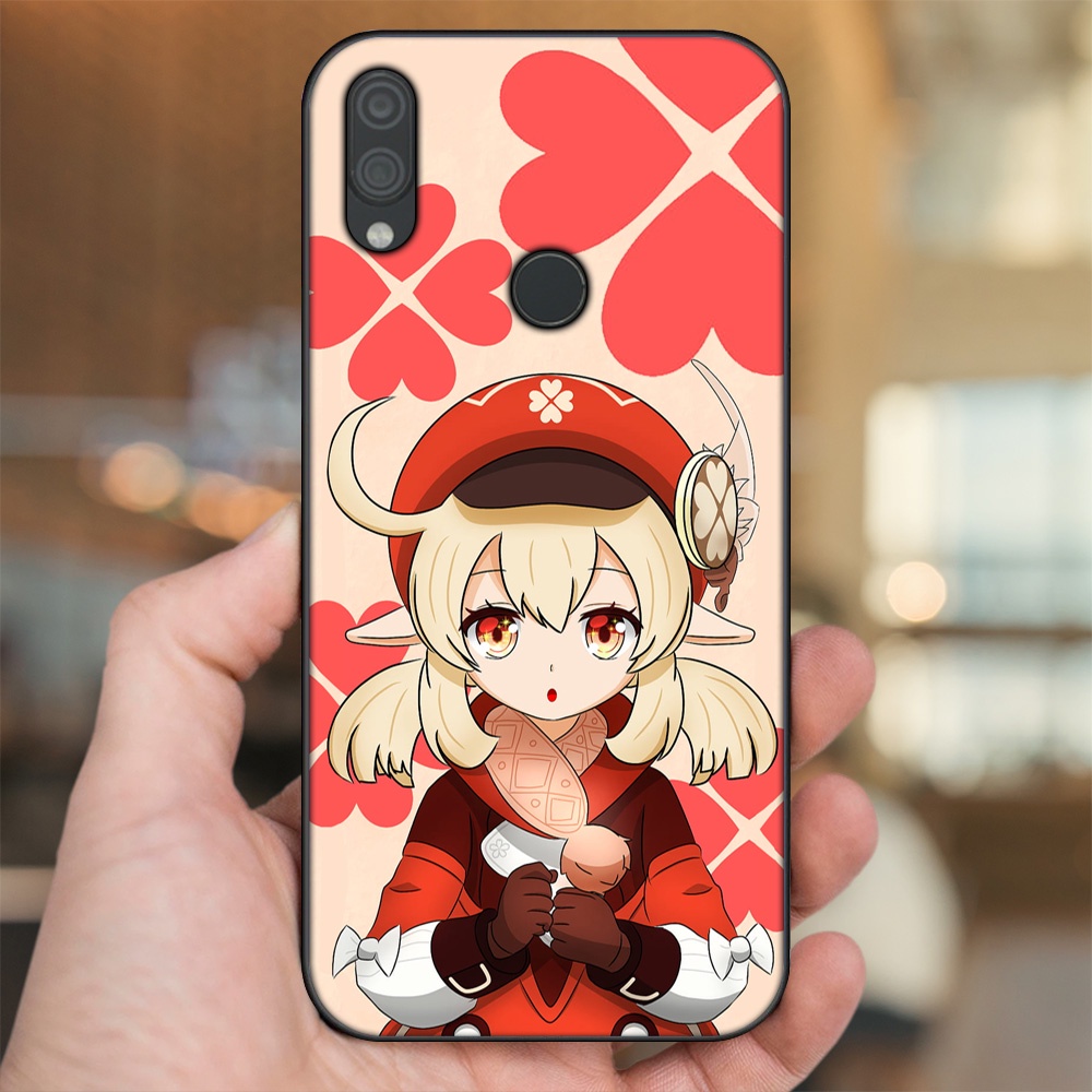 Ốp lưng Xiaomi Redmi Note 7, Note 7 Pro viền đen in hình Klee Genshin Impact