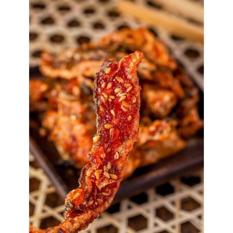 Da Cá Tuyết Hồi Mòi Chiên Giòn Đồ Ăn Vặt Trung Quốc