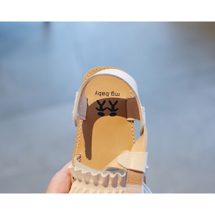Quảng châu loại 1_Dép, Sandal Nhún MG baby  điệu cho bé gái_ Đế mềm, chống trơn bé từ 1 đến 6 tuổi