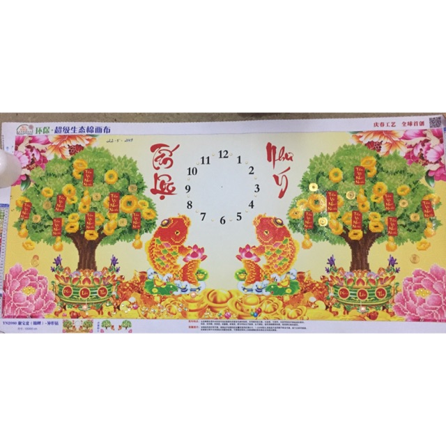 Tranh đính đá thành phẩm
