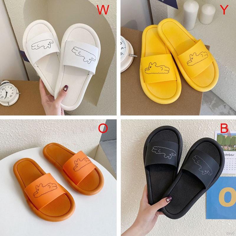 Korean Wild Cute Cartoon Indoor Home Couple Anti-skid Sliders