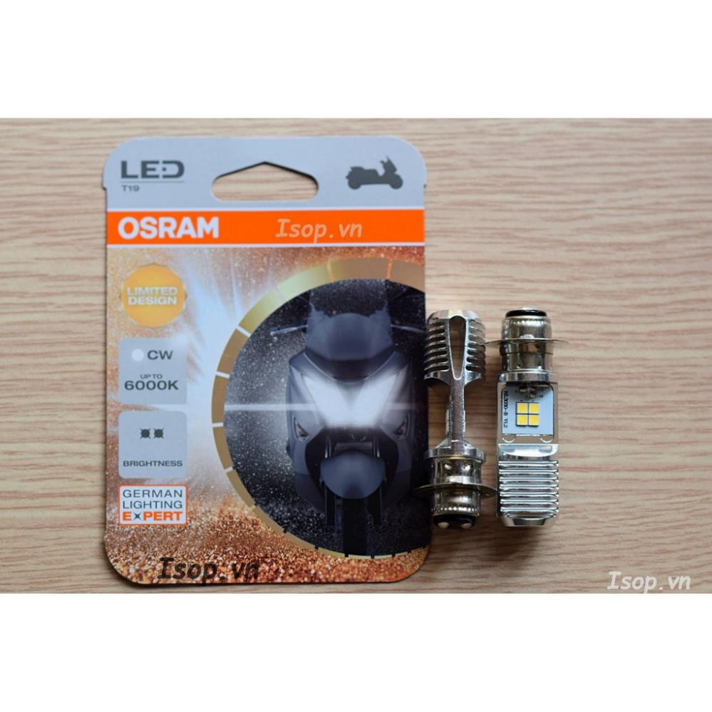 [LEDT2 ISOP] Đèn pha LED Osram chuẩn chân M5 cho Dream, Cub... [Số lượng: 1 cái] [Bảo hành 1 năm]