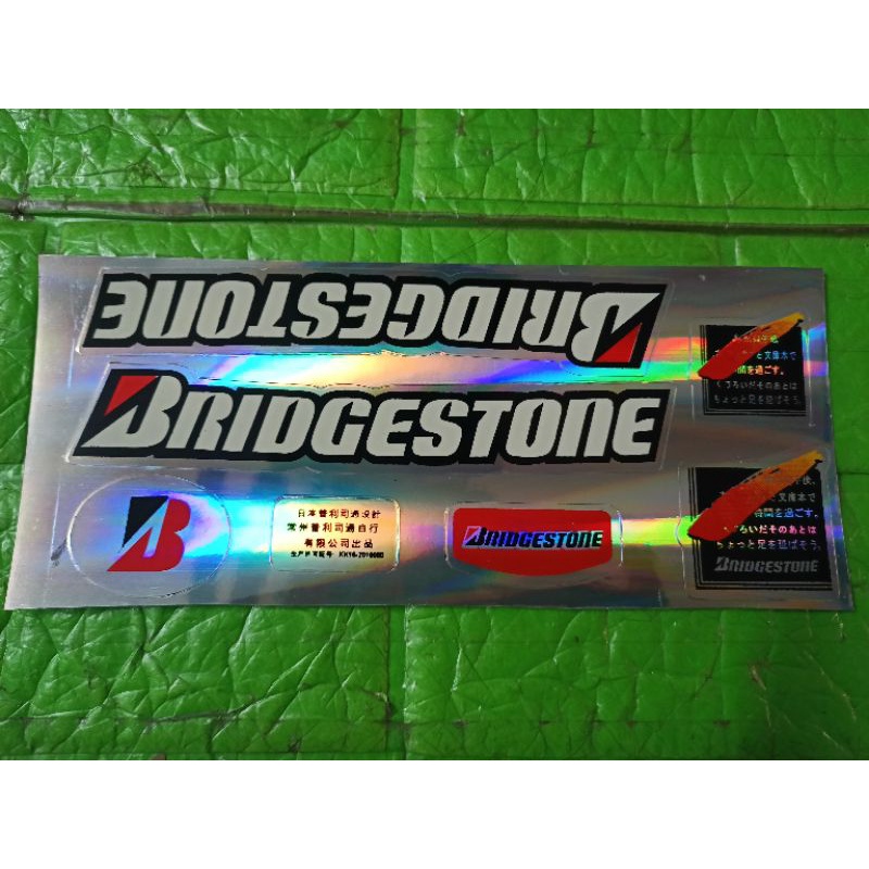 Bộ tem dán xe đạp Bridgestone new