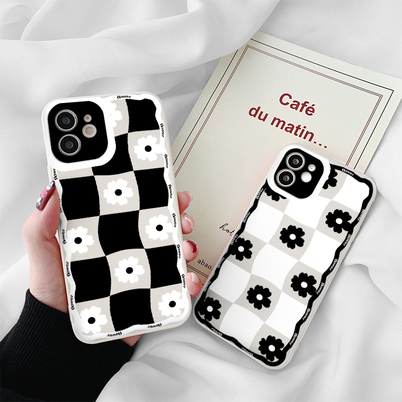 Ốp lưng iphone họa tiết lượn sóng hoa caro 6/6plus/6splus/7/7plus/8/8plus/xs/11/12/13/pro/max/plus/promax g82