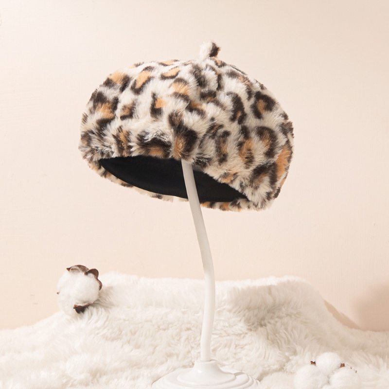 Mũ Giữ Ấm Chống Dị Ứng In Họa Tiết Da Báo Cổ Điển Tuyệt Vời Cho Bé