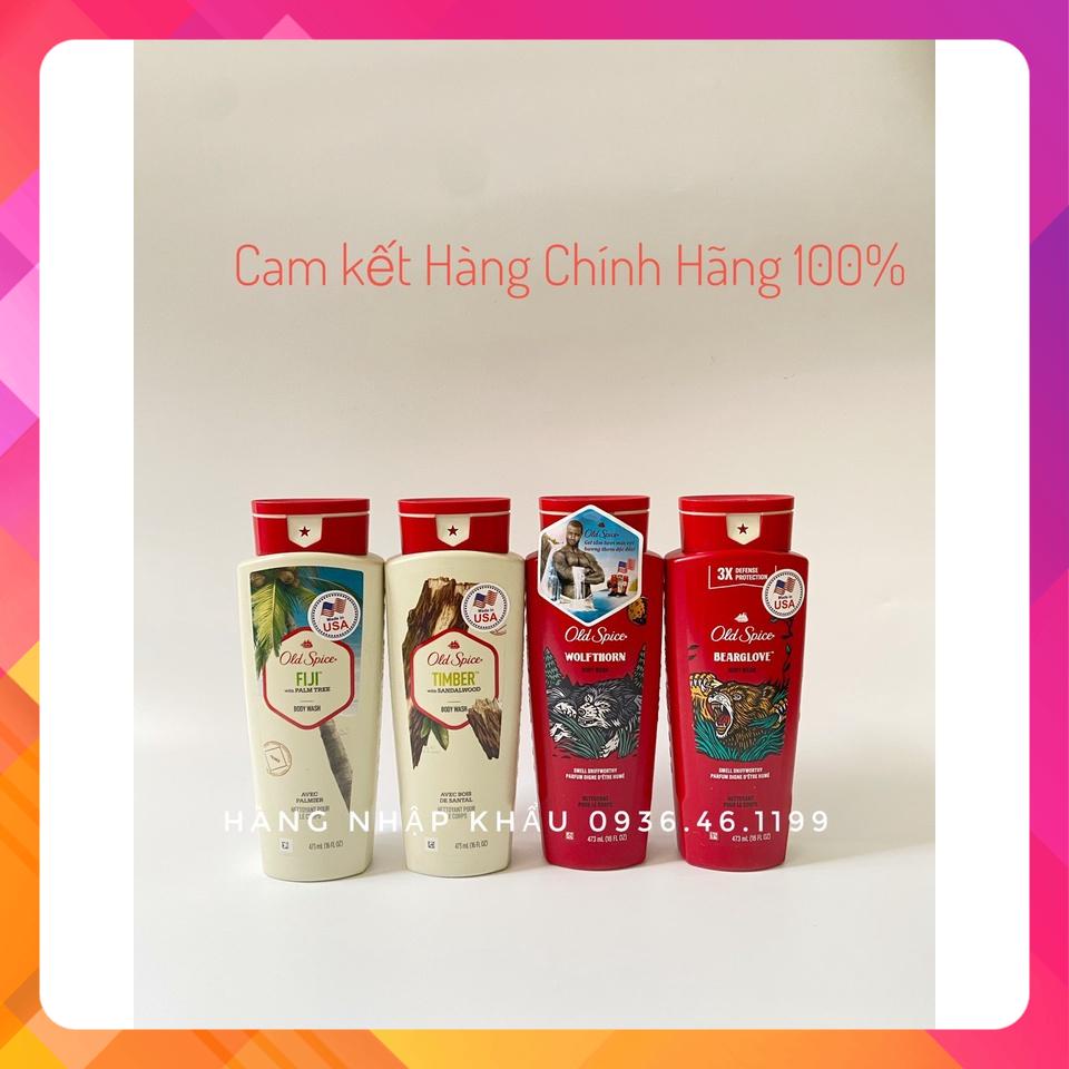 [Chính hãng] Gel tắm Old Spice nhiều mùi hương 473ml nhập khẩu Mỹ