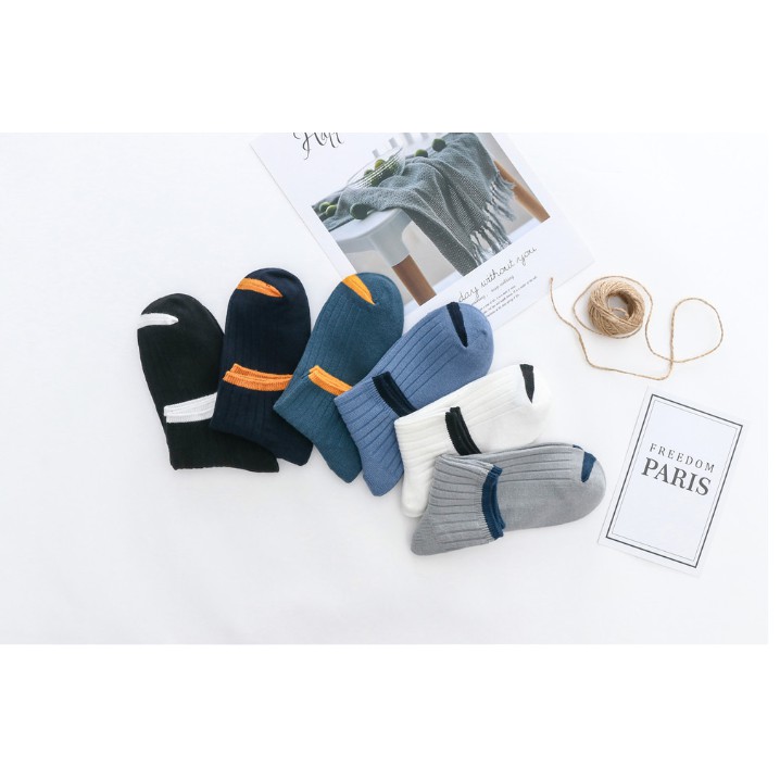 Set 6 đôi tất chuối xuất Nhật JUGGER, tất ngắn cổ nam