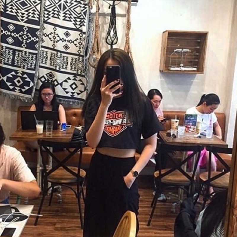 Áo croptop Motor Harley - Davidsion Company siêu cá tính | BigBuy360 - bigbuy360.vn