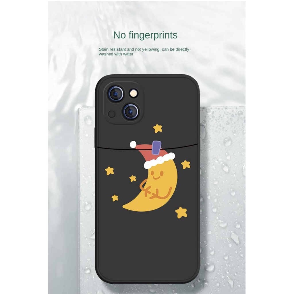 Ốp Điện Thoại Chống Sốc Họa Tiết Mặt Trăng / Mặt Trời Cho Iphone 13 Pro 11 Pro Max Xr 6s 7 8 Plus 12 Mini 14 Pro Xs Max