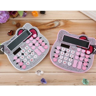 Máy tính hello kitty kute đính đá