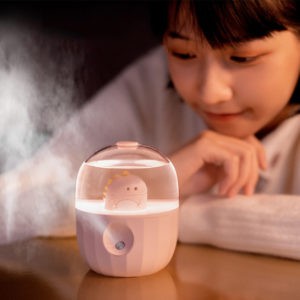 Máy Phun Sương Tạo Ẩm Hình Thú Mini Để Bàn Có Pin Sạc Tích Hợp