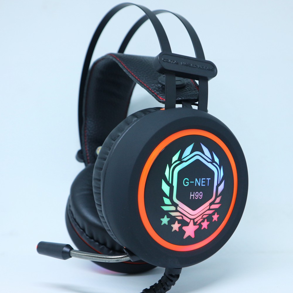 Tai nghe Gaming G-Net H99 Led nhiều màu I Head phone GNET H99 RGB LED