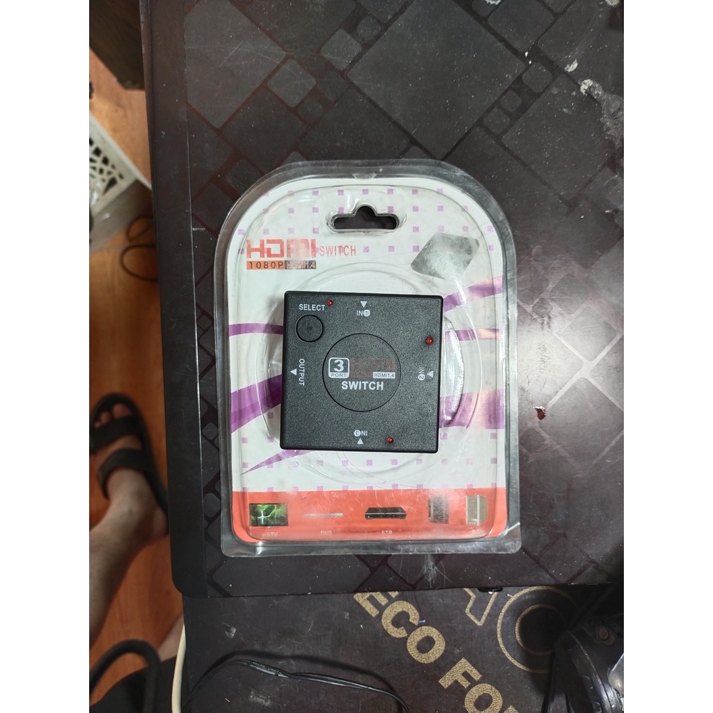 Bộ Chia Tín Hiệu HDMI 1080p 3 In 1 Out Switch HDMI