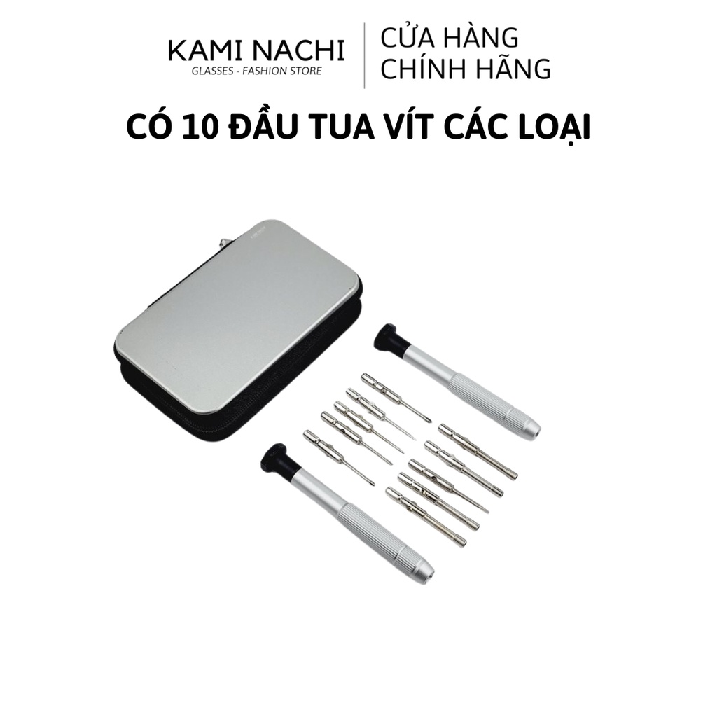 Bộ 2 tua vít cao cấp nhiều đầu chuyên dụng KAMI NACHI sửa mắt kính, đồng hồ, phụ kiện