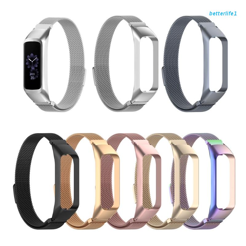 Dây đeo inox từ tính thay thế cho đồng hồ thông minh Samsung -Galaxy Fit2 SM-R220
