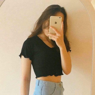 MONIKA TOP - CROPTOP CHẤT THUN GÂN MỀM MẠI FORM BASIC ĐƠN GIẢN