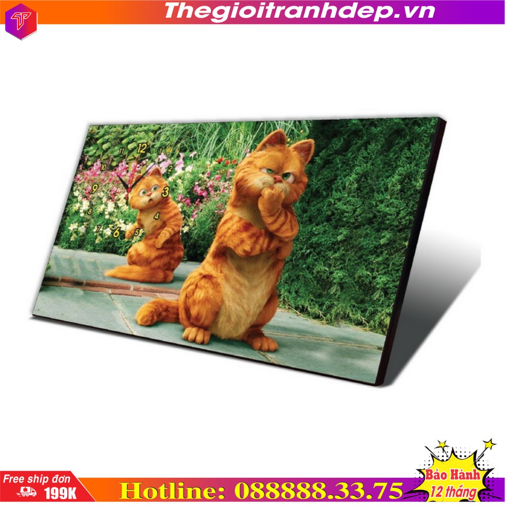 Tranh đồng hồ để bàn hoạt hình dễ thương, đồng hồ để bàn cho bé, tranh đồng hồ cho bé, tranh đồng hồ hình gấu