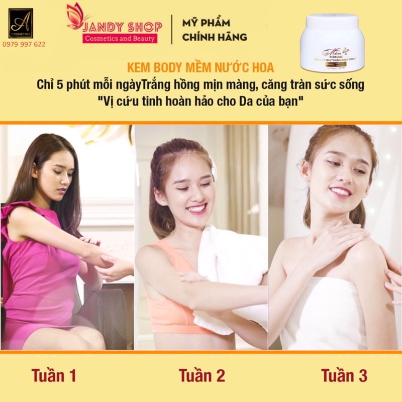 [Chính Hãng] Kem dưỡng trắng body Mềm ACOMESTIC dưỡng trắng nhanh